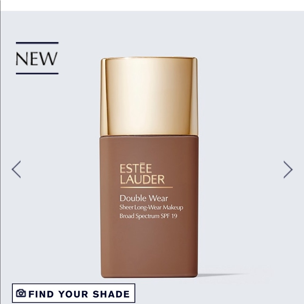Estée Lauder double wear light shade deep amber